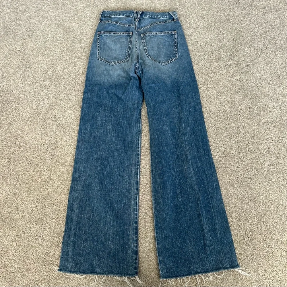 Veronica Beard Taylor Relaxed Wide Leg High Rise Denim Jeans Size 26 - Picture 11 of 11